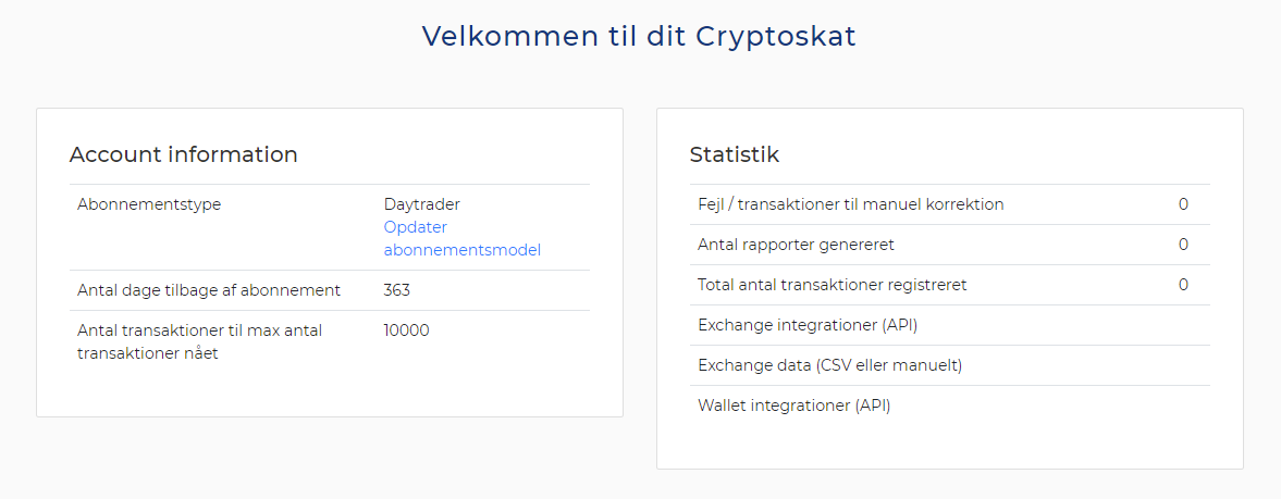velkommen